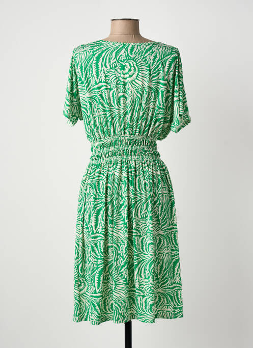 Robe mi-longue vert ELENA Z femme