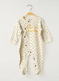 Pyjama col rond beige DOO & BO enfant