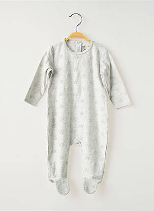 Pyjama col rond gris DOO & BO enfant
