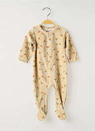 Pyjama col rond beige MOULIN ROTY enfant