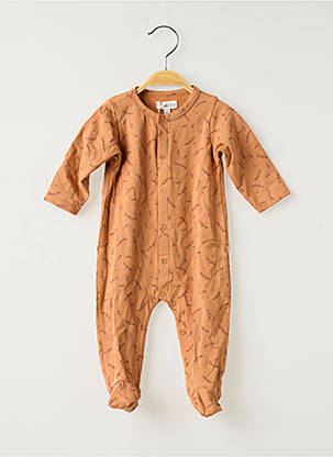 Pyjama imprimé fantaisie marron MOULIN ROTY enfant