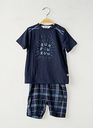 Pyjama imprimé fantaisie bleu ESKIMO garcon