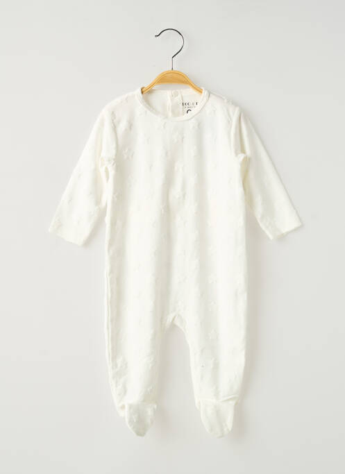 Pyjama col rond blanc DOO & BO enfant