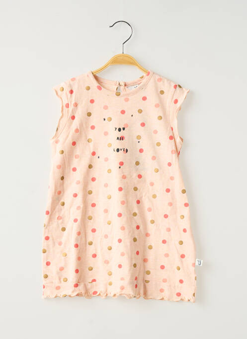 Chemise de nuit col rond rose ESKIMO fille