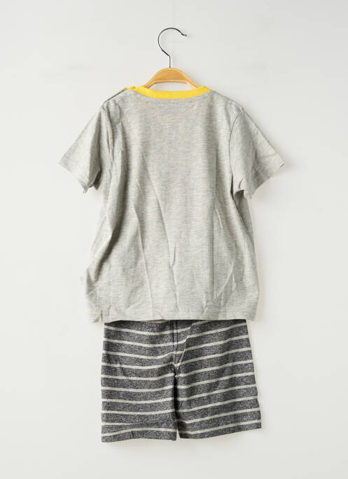 Pyjama manches courtes gris ESKIMO garcon