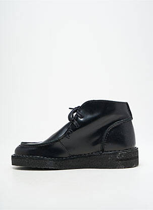 Bottines/boots matière lisse talon plat jusqu'à 3cm noir OSWEN femme