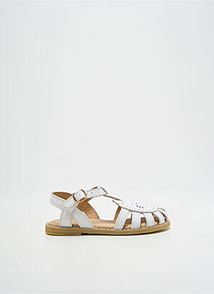 Sandales/Nu pieds blanc EMILE ET IDA fille