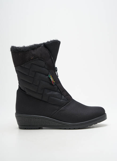 Bottines/boots fourrée talon plat jusqu'à 3cm noir SAMITEX femme