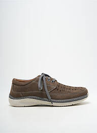 Baskets nubuck bout rond gris ARA homme