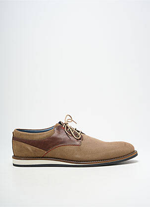 Baskets tissage satiné bout rond marron ARID homme