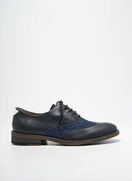 Derbies tissage satiné talon bas noir HACTER homme