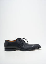 Derbies bout carré talon bas noir PELLET homme
