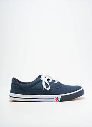 Baskets bout rond bout rond bleu ROMIKA homme