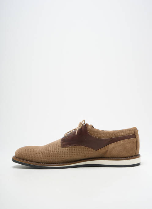 Baskets tissage satiné bout rond marron ARID homme