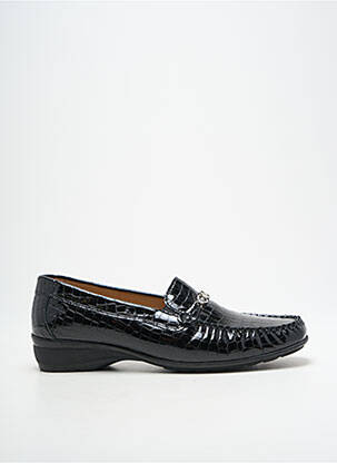 Mocassins matière lisse talon plat jusqu'à 3cm noir SEMELFLEX femme