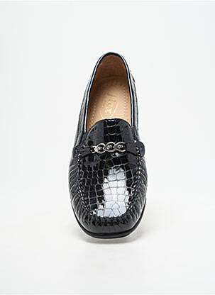 Mocassins matière lisse talon plat jusqu'à 3cm noir SEMELFLEX femme