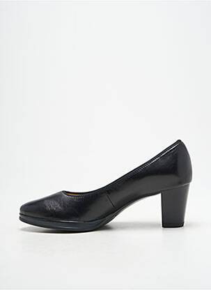 Escarpins tissage satiné talon de 4 à 6cm noir ARA femme