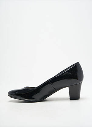 Escarpins matière lisse talon de 4 à 6cm noir ARA femme