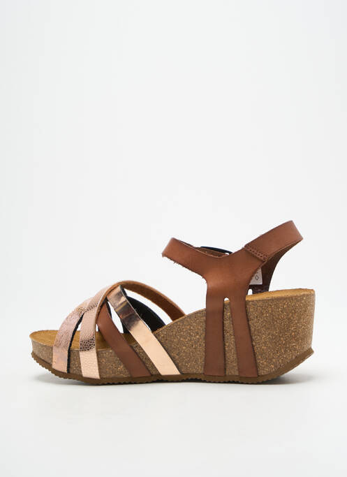 Sandales/Nu pieds marron LA VAGUE femme