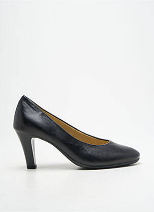 Escarpins tissage satiné talon de 7 à 9cm noir ARA femme