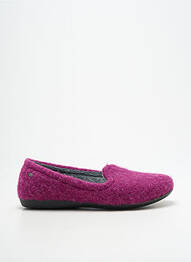 Chaussons/pantoufles bout rond talon plat jusqu'à 3cm rose ROMIKA femme