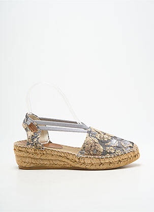 Espadrilles argent MONTANE femme