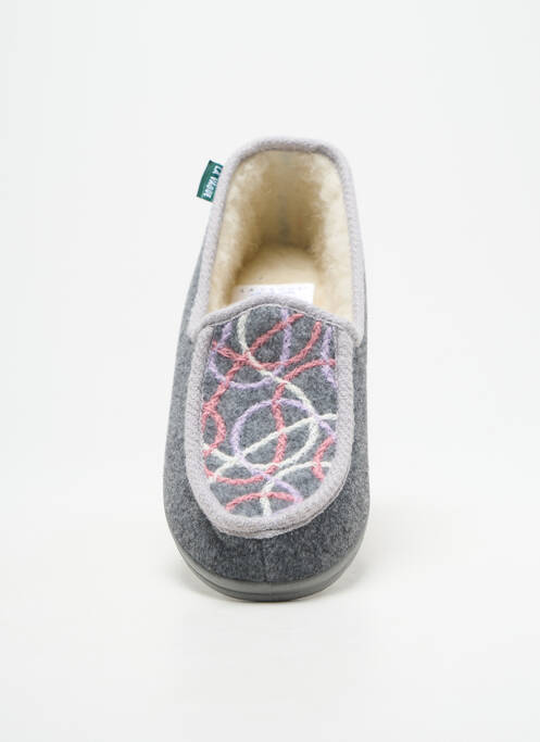 Chaussons/Pantoufles gris LA VAGUE femme