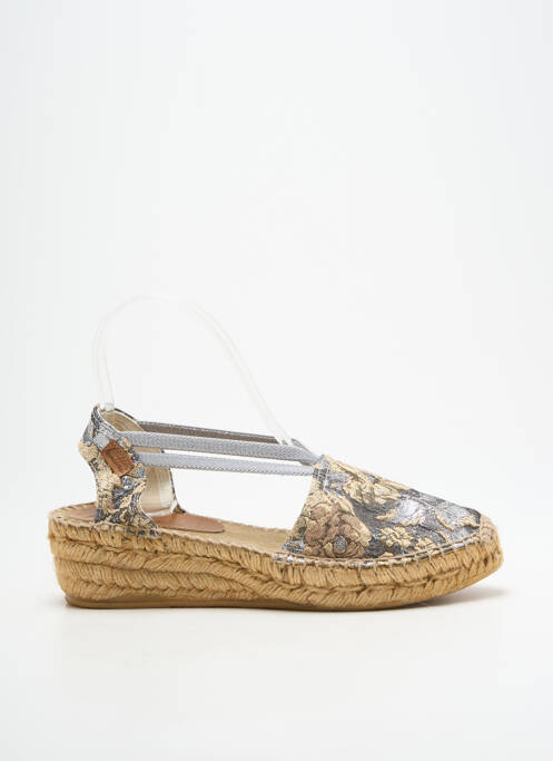 Espadrilles argent MONTANE femme