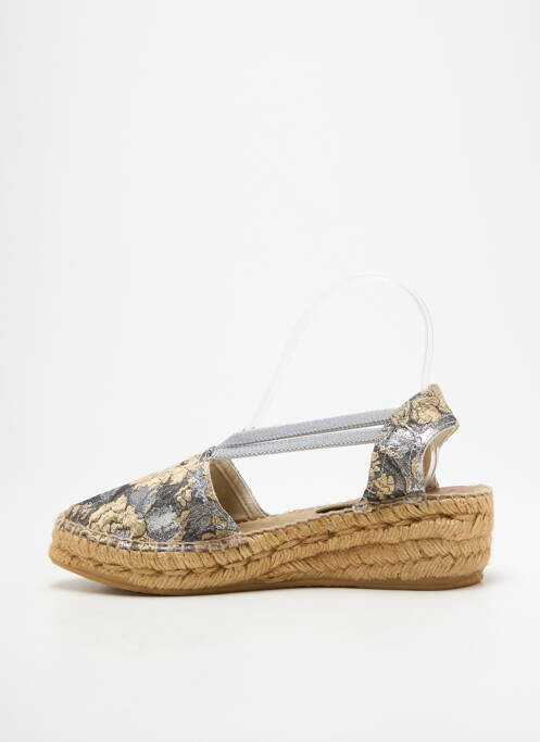 Espadrilles argent MONTANE femme