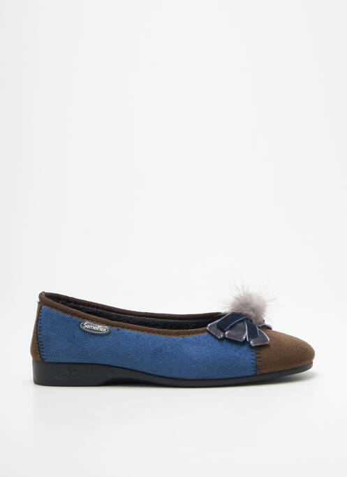 Chaussons/Pantoufles bleu SEMELFLEX femme
