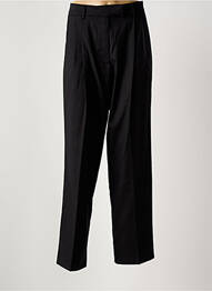Pantalon droit stretch taille normale noir HOD femme