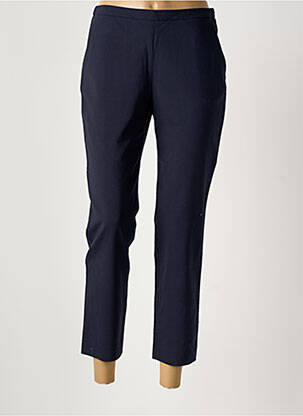 Pantalon 7/8 stretch taille normale bleu 6397 femme
