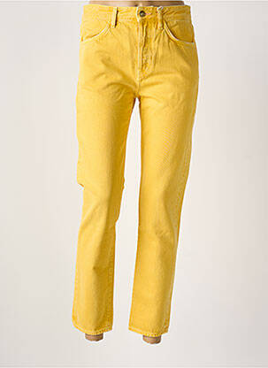 Jeans coupe slim taille normale taille normale jaune DEE CEE femme