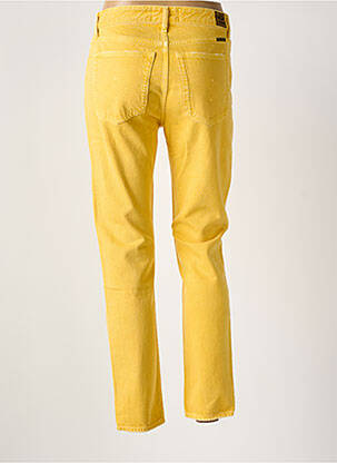 Jeans coupe slim taille normale taille normale jaune DEE CEE femme