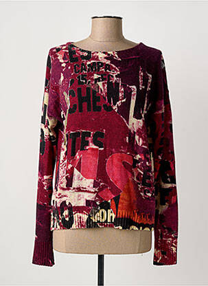 Pull violet PRINTED ARTWORKS femme