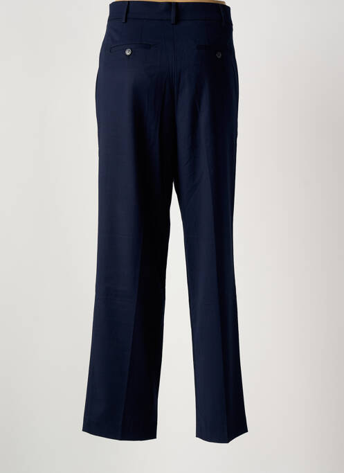 Pantalon droit stretch taille normale bleu HOD femme