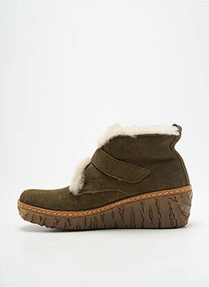 Bottines/boots fourrée talon de 4 à 6cm vert EL NATURALISTA femme