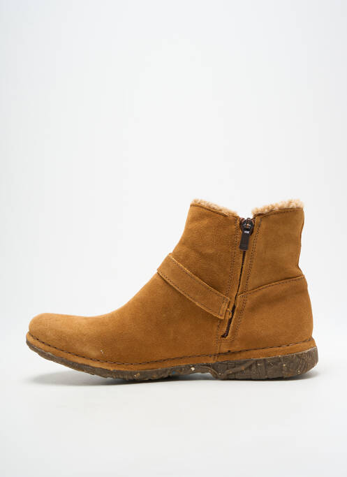 Bottines/boots nubuck talon plat jusqu'à 3cm marron EL NATURALISTA femme