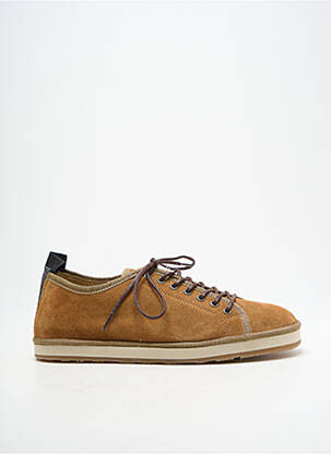 Baskets nubuck bout rond marron FLY LONDON homme
