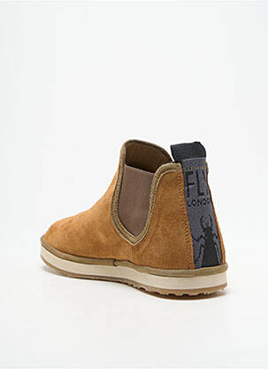 Bottines/boots nubuck bout rond marron FLY LONDON homme