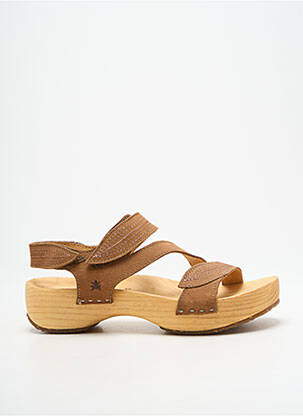Sandales/nu pieds matière lisse talon de 4 à 6cm marron EL NATURALISTA femme