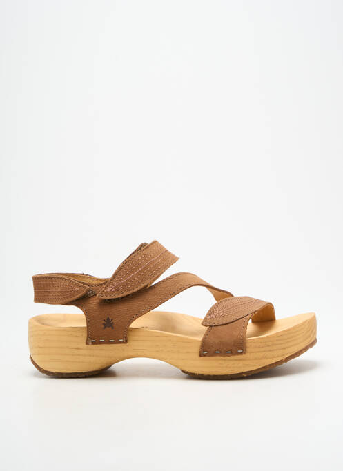 Sandales/nu pieds matière lisse talon de 4 à 6cm marron EL NATURALISTA femme