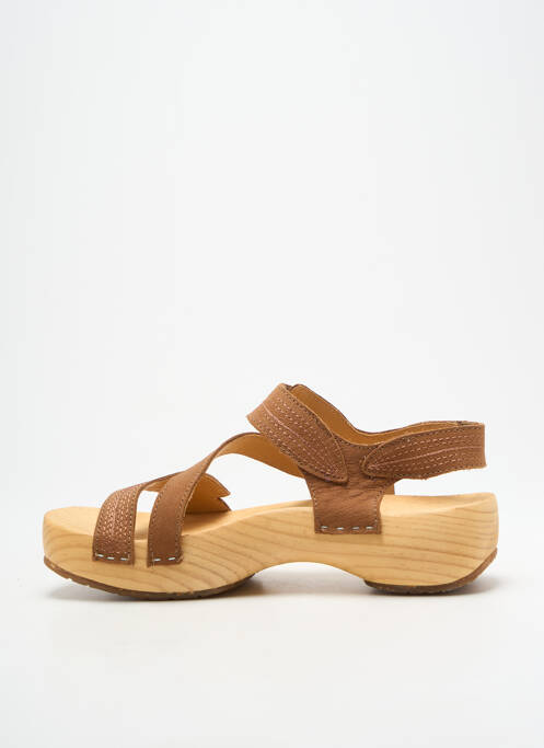 Sandales/nu pieds matière lisse talon de 4 à 6cm marron EL NATURALISTA femme