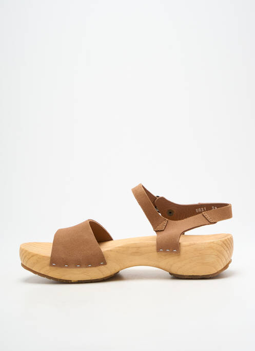 Sandales/nu pieds fermeture boucle(s) talon de 4 à 6cm marron EL NATURALISTA femme