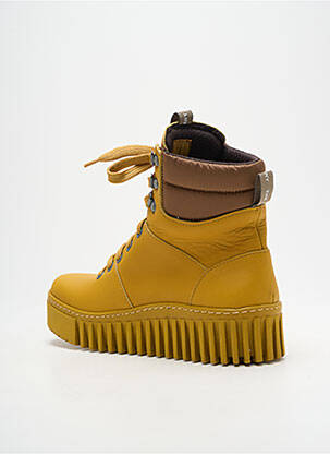 Bottines/boots bout rond talon de 4 à 6cm jaune ART femme