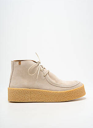 Bottines/boots nubuck talon de 4 à 6cm beige EL NATURALISTA femme