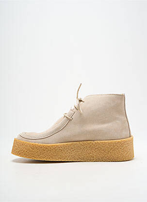 Bottines/boots nubuck talon de 4 à 6cm beige EL NATURALISTA femme