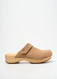 Mules/sabots nubuck talon de 4 à 6cm beige EL NATURALISTA femme
