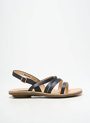 Sandales/nu pieds chiquet talon plat jusqu'à 3cm noir NEOSENS femme