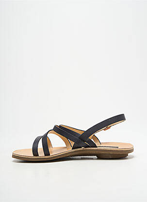 Sandales/nu pieds chiquet talon plat jusqu'à 3cm noir NEOSENS femme